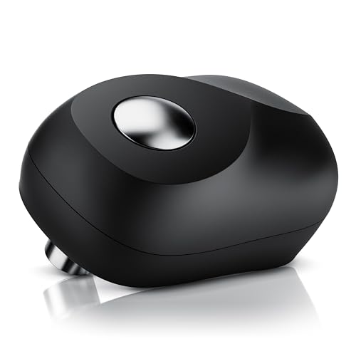 Arendo - Elektrischer Dosenöffner One Touch - mit automatischer 360° Drehung - Öffnung ohne scharfe Kanten - für alle Dosengr