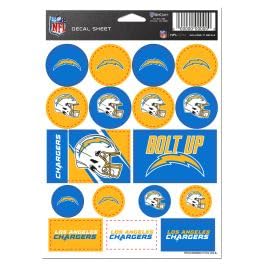 Stickers Los Angeles Chargers bleu en vinyle pour personnaliser mur et plastique