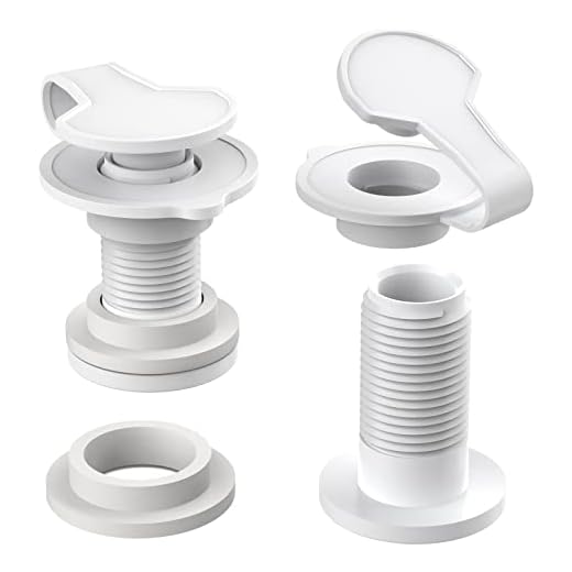 Pokin 1.5" Shaft Length Cooler Drain Plug Assembly Replacement for Coleman & Xtreme Coolers 50 qt, 58 qt, 82 qt Part Number:5010005241,Rubbermaid Cooler Accessories（2Pack）