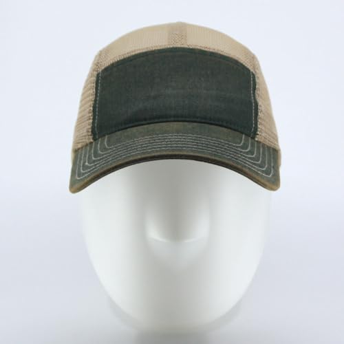 Image of The Vintage Year Distressed Cotton Unstructured Soft Mesh Breathable Adjustable Dirty Wash Dad Hat Trucker Baseball Cap