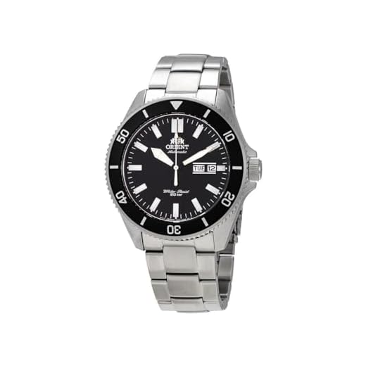 Orient Reloj Analógico para Hombre de Automático con Correa en Acero Inoxidable RA-AA0008B19B