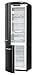 Produktbild Gorenje ONRK 193 BK-L Kühl-Gefrier-Kombination / A+++ / Höhe 194 cm / Kühlen: 222 L / Gefrieren: 80 L / Schwarz / NoFrost / ZeroZone-Schubfach (0 Grad) / Oldtimer / Retro Collection