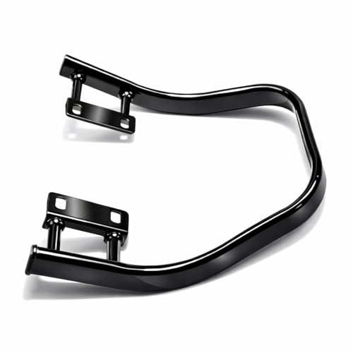 Image of Bike Back Rest Seat Handle Strong Metal Black for Hero Splendor Models
