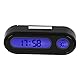 2 in 1 Autofahrzeug Innenraum Mini Electronic Watch LED Digitale Thermometer Voltmeter Universal Car Thermometer Voltmeter