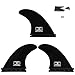 OCEANBROAD Surfboard Fin Thruster 3 Fins for Future-Based Fin Box with Screws Wax Comb Key