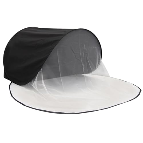 Gungtj Toldo de cabeza para cama, tienda de campaña para dormir con bloqueo de luz, plegable y transpirable, ayuda a dormir para viajar, sueño ininterrumpido, relajación, ligero, 46.06 x 32.28 x 22.44