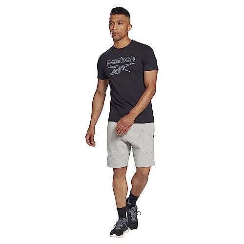 Image of Reebok Men 100% Cotton ID Camo T-Shirt Training T-Shirts Black (S)