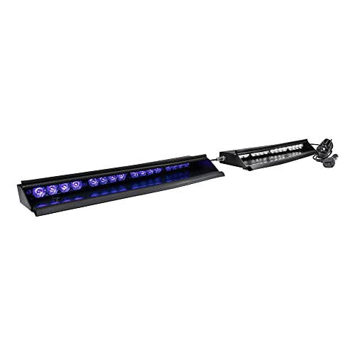 LAMPHUS SolarBlast 32W Blue White LED Police Warning Strobe Visor Light Bar by LAMPHUS - Used condition - US$72.10