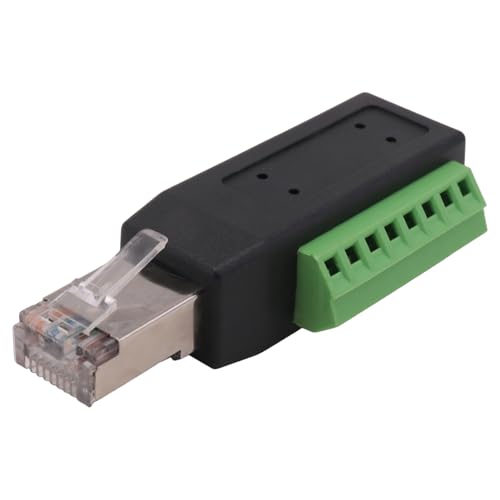 HuddyFee RJ45�X�N�����[�^�[�~�i���R�l�N�^�[�ARJ45�\���_���X8�s���^�[�~�i���u���b�N�A�_�v�^�[