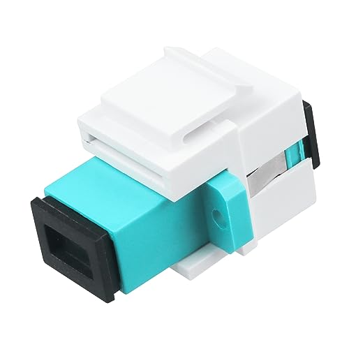 Adaptateur fibre optique SC multimode OM3 femelle Keystone pour plaque murale