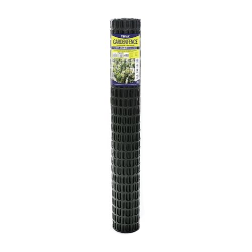 TENAX Garden Fence - Green Plastic Mesh, Durable Outdoor Fencing - 4 x 50 Ft - Mesh