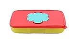 Original Tupperware TUPPERWARE Feuchttücherbox Kinder 650 ml flach limette erdbeerrot Baby Box 31253