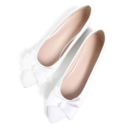Image of SAILING LU Women's Bow-Knot Pointed Toe Ballet Flats