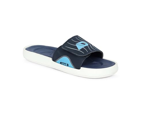 Image of AADI Men's Synthetic Leather Lightweight Comfortable Outdoor Dailyuse Casual Slides /Flip Flop /Slippers