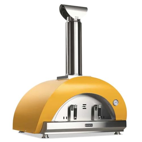Coyote Outdoor Living 40" Wood Fire Pizza Oven In Yellow - Image 5