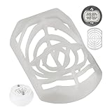 Colador de Pelo para desagüe de Ducha, Tubo de Recambio para sifón de Ducha para desagüe Domo plex de Ø 52 mm
