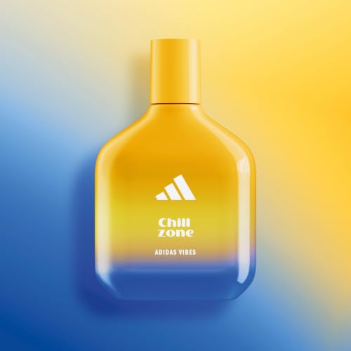 Image of Adidas Vibes Chill Zone Eau de Parfum 1.6 fl oz (Pack of 1), Notes of Amber, Lavender, and Vanilla, Unisex Fragrance, Long Lasting, Sporty Fragrance, Travel Size