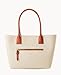 Dooney & Bourke Handbag, Pebble Grain Small Russel Tote - White