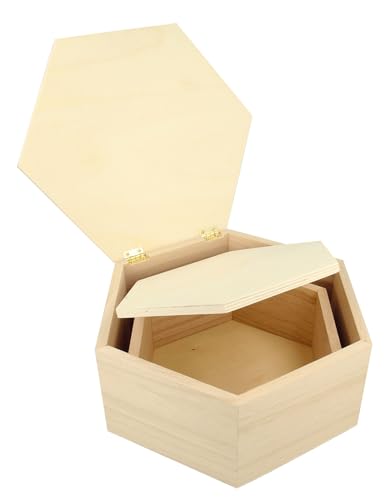 Artemio 14002311 Aufbewahrungsbox, Holz, Beige, 22 x 9 x 19 cm