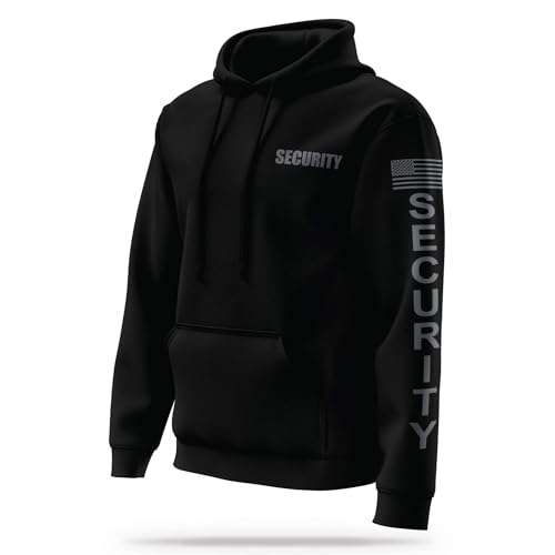 Security Performance Hoodie - USA Patriotic Apparel - 100% Polyester for Odor Free, Moisture-Wicking Quick Dry Comfort.3