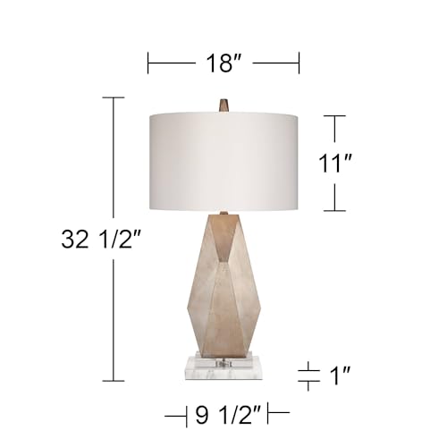 Lámpara de mesa moderna Possini Euro Diseño, 82.5 cm alta miniatura 4