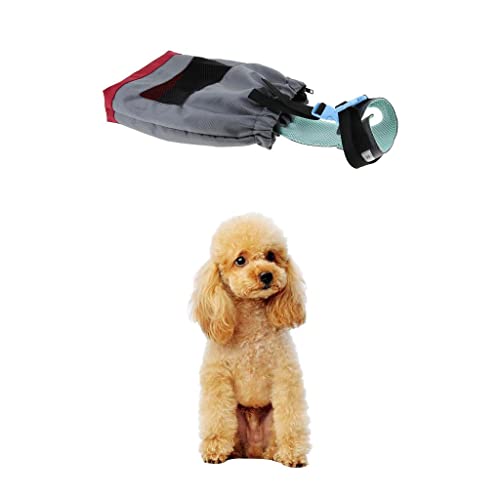Bolsa de arrastre para mascotas discapacitadas y protector de pecho 3