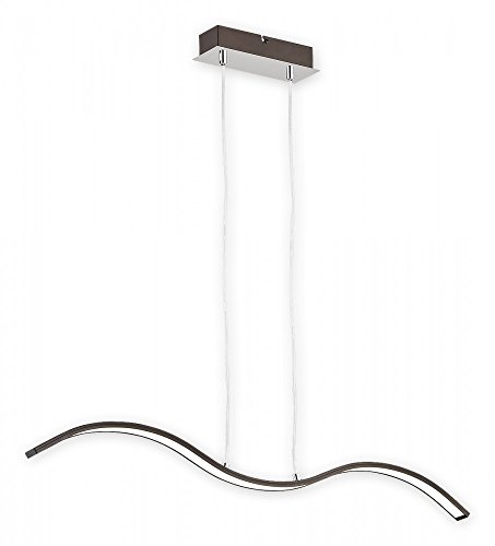 Preisvergleich Produktbild Hängelampe aus Aluminium, Deckenleuchte für Esstisch, Lampe , Mit Fernbedienung , LED leuchte von Lemir, O2511 W1 RW