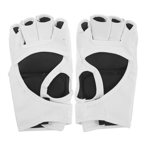 HEMOTON Guantes de Boxeo para Adultos y Jóvenes Mitones Acolchados de PU, Alta Transpirabilidad y Estabilidad, Ideales para Entrenamiento y Deportes Variados