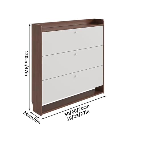 Meuble à chaussures étroit et haut avec rangement vertical pour studio - 3