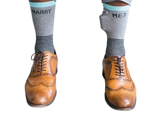 Box Sock The Marry Me Socks with Pocket to Hide Discreet EngagementRing Box