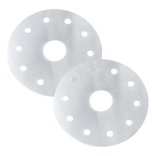 NUOBESTY 2 Piezas Adaptador Inducción Placa Difusora de Calor Inoxidable para Cocina Eléctrica y Accesorio Cocina para Ollas No Magnéticas
