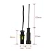 ESUPPORT 1 Pin Way Car Auto Waterproof Electrical Connector Plug Socket Kit with Wire AWG Gauge Marine Pack of 10