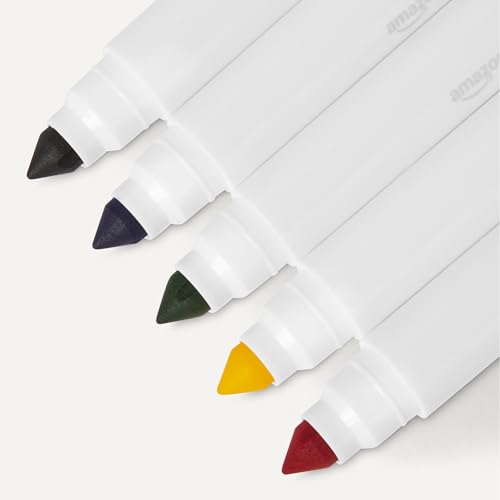 Image of Amazon Basics Broad Line Washable Markers, Multicolor, Pack of 40