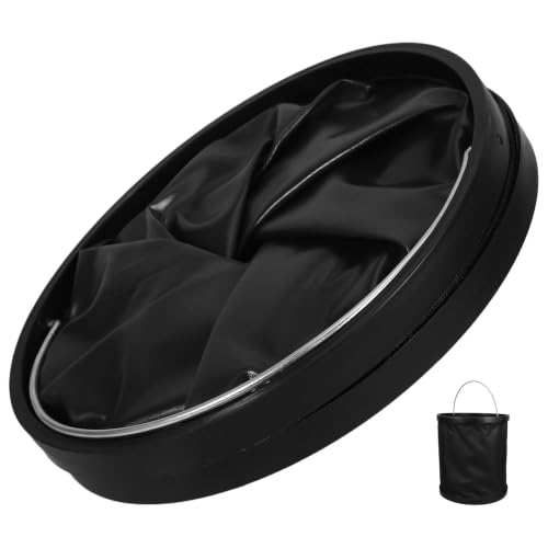 Portable Collapsible Water Bucket 10l Foldable Leak-proof Black