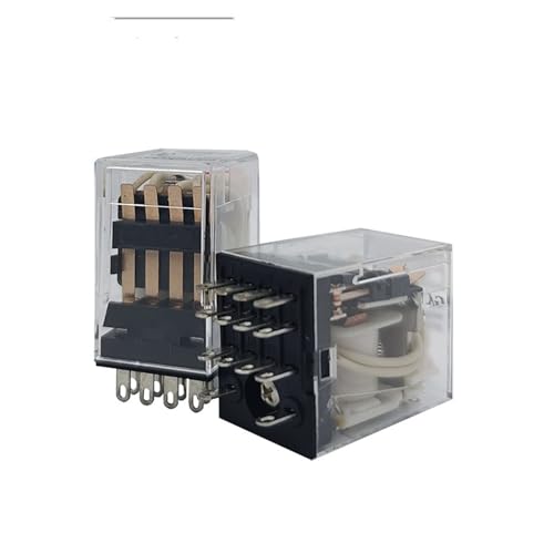 Relais intermédiaire 14 broches 24V avec socle MY4NJ HH54P pour automatisme
