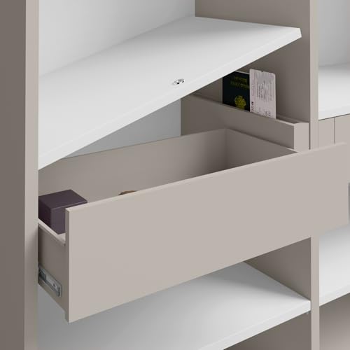 Image of Interio by Godrej Slide N Store XL 2-Door Steel Wardrobe with Mirror