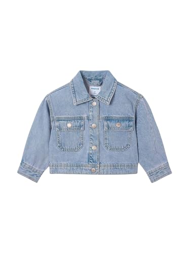 Veste denim pour fille Mayoral clair blouson jean clair fille manche longue