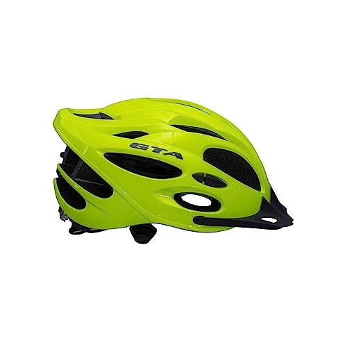 Capacete Ciclismo Gta Mtb Inmold Start com Led - Amarelo - 58-62