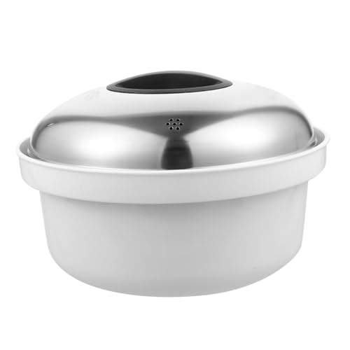 Amosfun Juego De Vaporera Horno Tapa Fideos Microondas Cuco Ollas Arroceras Cocinando Tazón De Ramen Microondas De Verduras Soporte para Microondas Alimento El Plastico