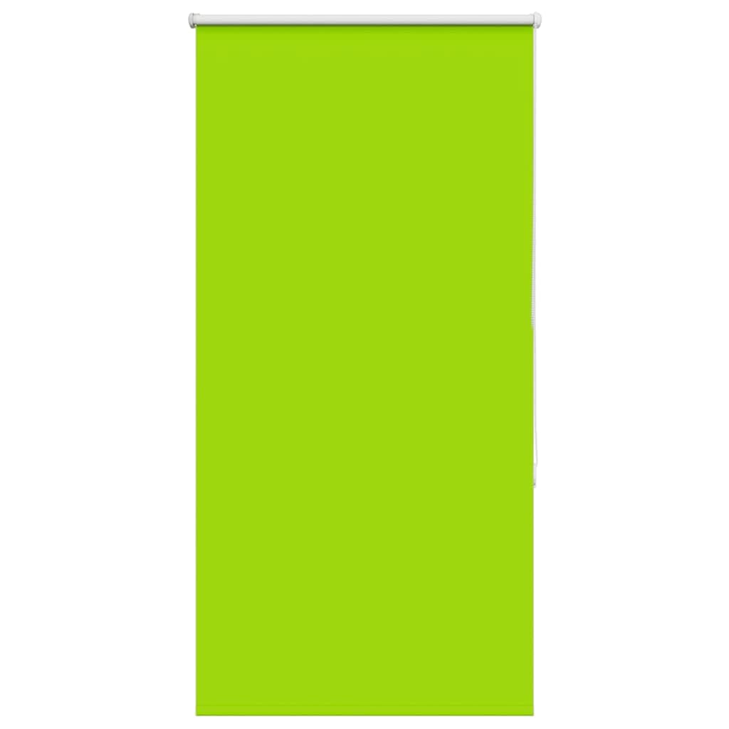vidaXL Roller Blind Blackout Leaves Green 75x130 cm Fabric Width 70.7 cm Polyester — image 1