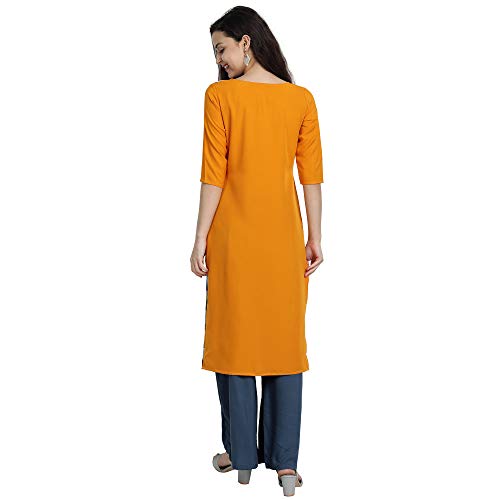 Image of Women's Crepe Regular Kurta