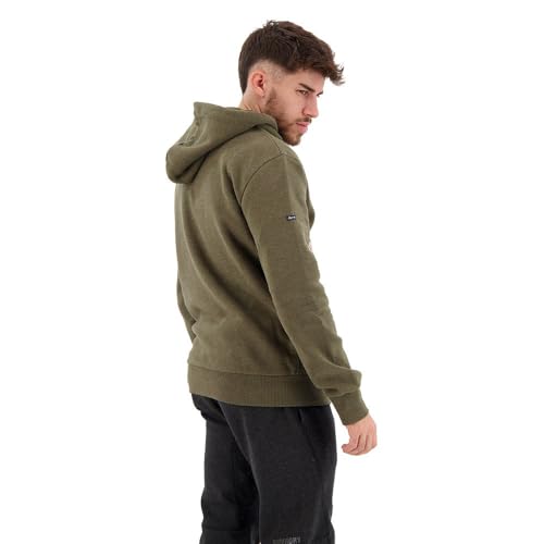 Sweater olive marl pour contrer le froid avec style