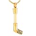 Wxcvz Colgante para Conmemorar Joyería De Cremación De Acero Inoxidable Collares Pendientes Hockey Stick Charm Recipientes De Cremación para Mascotas Colgante Unisex