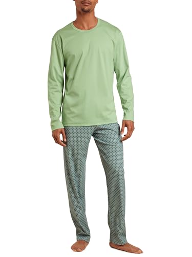Calida Herren Relax Streamline Pyjamaset, iris Green, 52-54