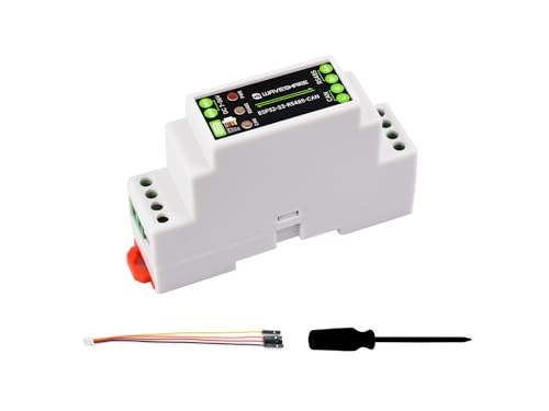 Placa de control industrial ESP32 S3, interfaces RS485 y CAN integradas para conectar dispositivos externos RS485 y CAN, compatible con Wi Fi/Bluetooth 5 de 2.4 GHz, múltiples circuitos de protección