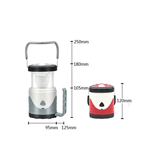 Lampe d'urgence extérieure rechargeable et lanterne suspendue LED - 7