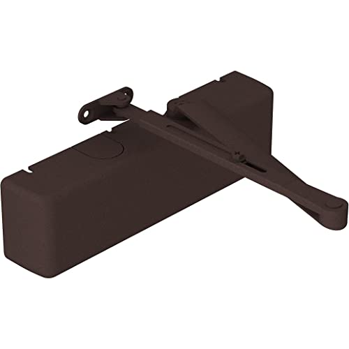 🛒 Crazy Deals Hager 5100 Series Cast Iron Grade 1 Heavy Duty Surface Door Closer, Multi-Mount, 1–6 Adjustable Spring Size, Sprayed Dark Bronze Finish