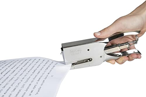 Agrafeuse Rapid K1 en acier robuste chromé, la pince de référence pour vos dossiers