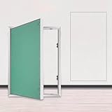 Revisionsklappe Überstreichbare Dachboden-Zugangslukenplatten, Versteckte Zugangstüren mit Magnetischem Druckschloss, Unterputz-Revisionslochabdeckung für Trockenbauwände für Dachboden, Garage, Hotel(