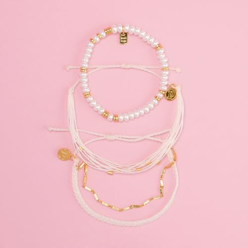 Pura Vida Bracelet Sweet Honey Bracelet Stack, 3 Stackable Bracelets for Women2